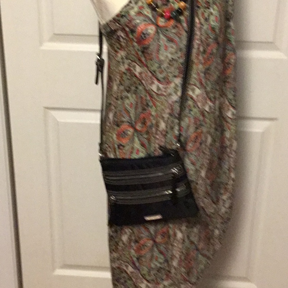 Nine West Black Crossbody Bag with Tassel Zippers - Picture 2 of 7